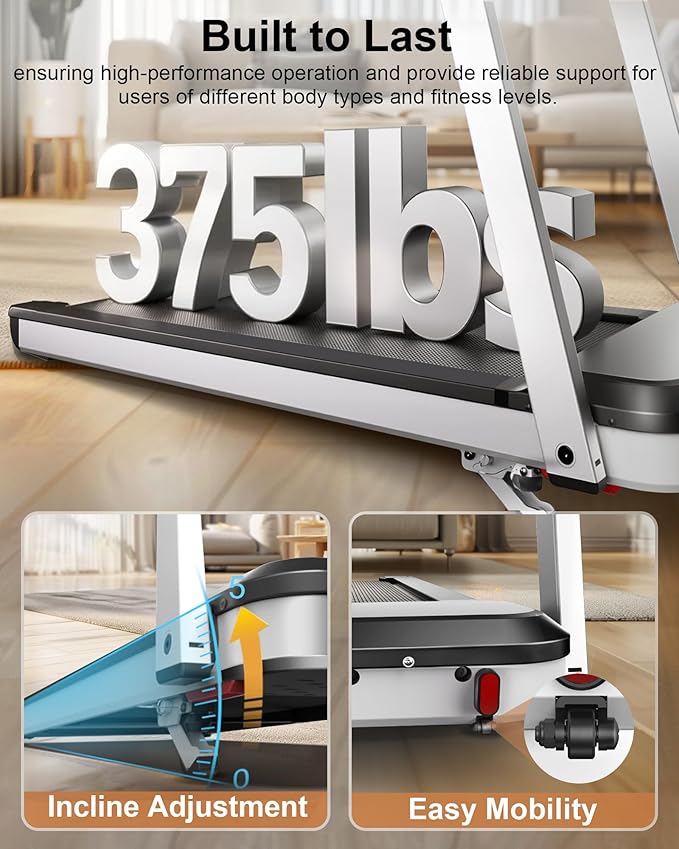 Wellfit treadmill for heavy persons