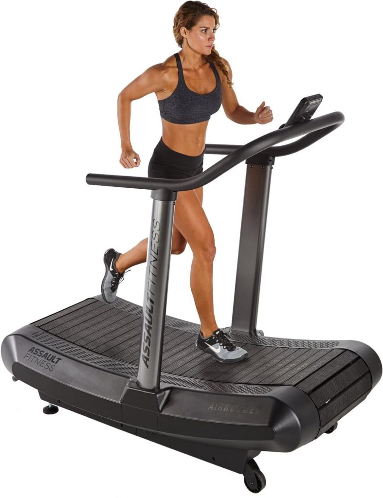 Image: AssaultRunner Elite An image of someone running on an AssaultRunner Elite curved treadmill